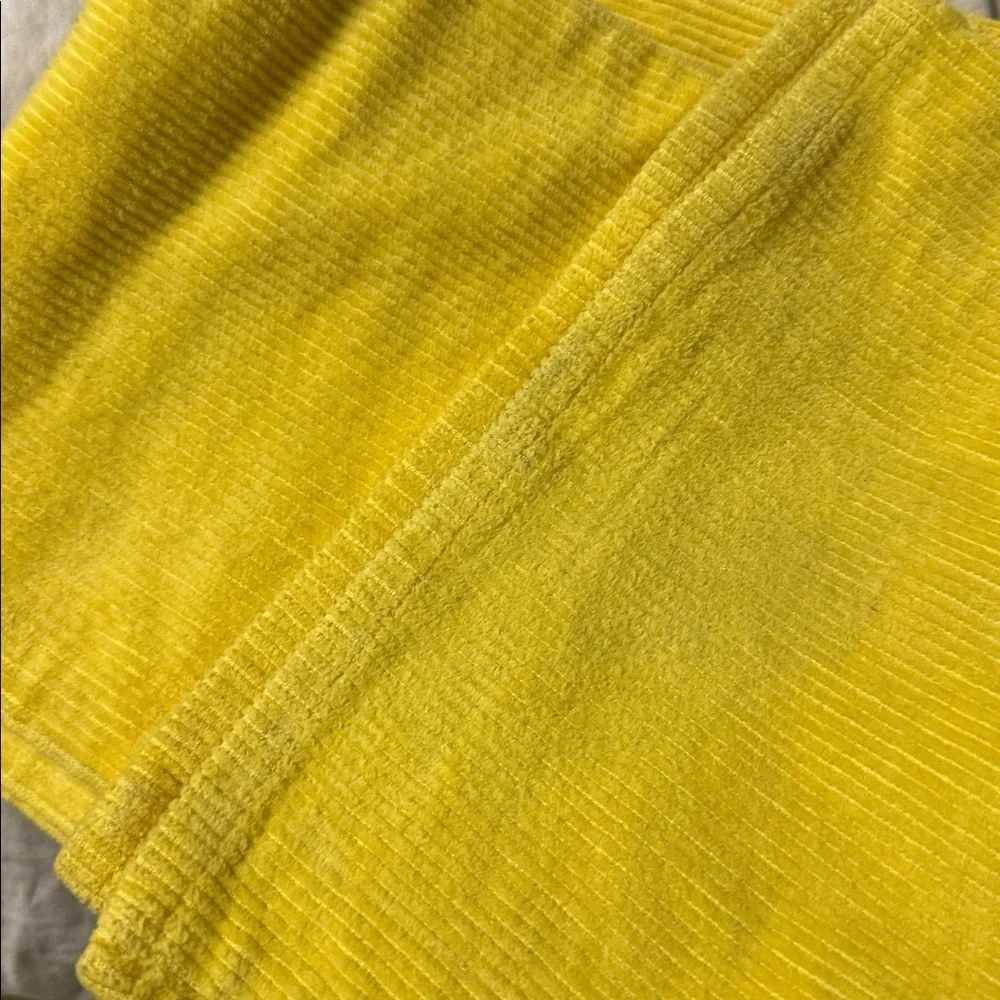 HAMMIES Bell Bottom Stretch Corduroy Size 32 in Yellow EUC 135 - Picture 8 of 8